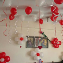 valentines romantic balloon decoration gurgaon delhi