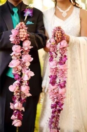 Pink Lotus Flowers Garland