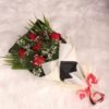 Adorable Red Roses Bunch - Image 3