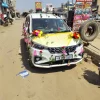 Rose And Chunni Car Decoration - Image 4