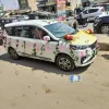 Rose And Chunni Car Decoration - Image 3