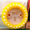 Haldi Decoration With Yellow balloons - Image 2