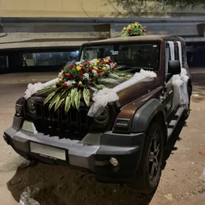 Elegant Bouquet Wedding Car Decoration Gurgaon Delhi Noida
