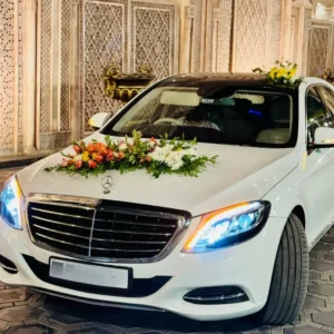 Elegant Mercedes Bridal Car Decoration Gurgaon Delhi Noida