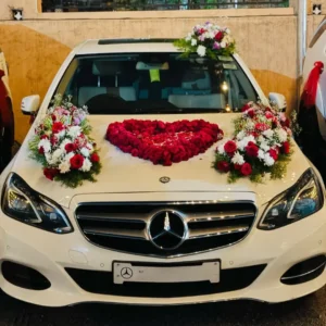 Simple Romantic Wedding Car Decoration Gurgaon Delhi Noida