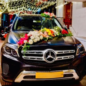 Vibrant Flower Wedding Car Decoration Gurgaon Delhi Noida